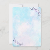 Weddenschap Waterverf pastel Aankondiging (Achterkant)