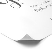 Weddenschap - Waterverf voor WiFi-wachtwoord Poster (Hoek)