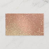 Weddenschap Website - Coral en Gold Glitter Informatiekaartje (Achterkant)