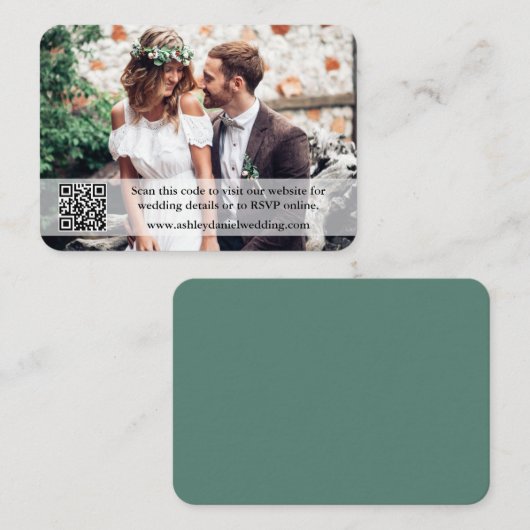 Weddenschap Website QR Bekleding Foto Eucalyptus G Informatiekaartje (Voorkant / Achterkant)