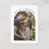 Weddenschap Website QR Code Foto RSVP Informatiekaartje (Achterkant)