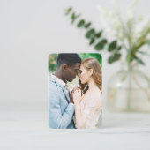 Weddenschap Website | QR-code Foto RSVP Informatiekaartje (Staand voorkant)