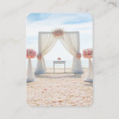 Weddenschap Website | QR-code Minimale foto RSVP e Informatiekaartje (Achterkant)