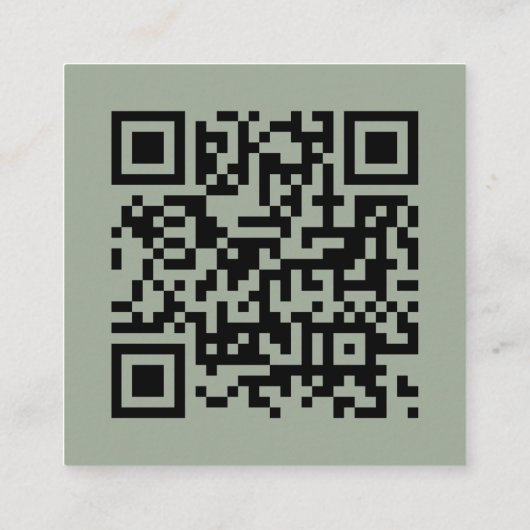 Weddenschap Website | QR-code minimalistisch foto Informatiekaartje (Achterkant)