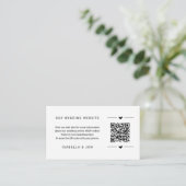 Weddenschap Website QR-code - Registergegevens RSV Informatiekaartje (Staand voorkant)