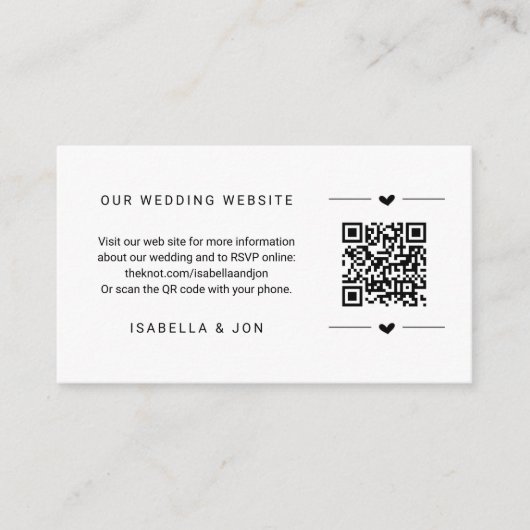 Weddenschap Website QR-code - Registergegevens RSV Informatiekaartje (Voorkant)