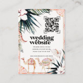 Weddenschap Website | QR Code Scan Foto Informatiekaartje (Voorkant)