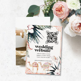 Weddenschap Website | QR Code Scan Foto Informatiekaartje