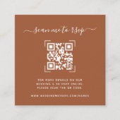 Weddenschap Website | QR Code Scan Foto Informatiekaartje (Voorkant)