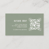 Weddenschap Website | QR-code Scankaart Informatiekaartje (Achterkant)
