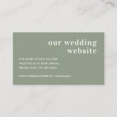 Weddenschap Website | QR-code Scankaart Informatiekaartje (Voorkant)