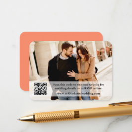 Weddenschap Website QR Overlay Foto Koraal Informatiekaartje