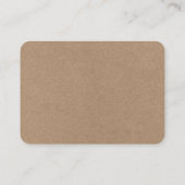 Weddenschap Website QR Overlay Foto Kraft Informatiekaartje (Achterkant)