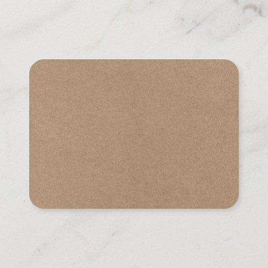 Weddenschap Website QR Overlay Foto Kraft Informatiekaartje (Achterkant)