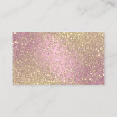 Weddenschap Website - Roze en Gold Glitter Informatiekaartje (Achterkant)