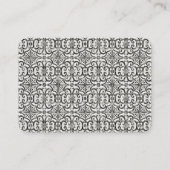 Weddenschap Website RSVP Rustic Westerne woestijnc Visitekaartje (Achterkant)