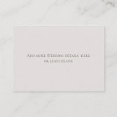 Weddenschap Website | Silver Sage Eucalyptus Visitekaartje (Achterkant)