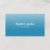 Weddenschap Website Tropisch strand String Lights Visitekaartje (Achterkant)