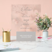 Weddenschap Welkom Acryl Bord (Huwelijk)