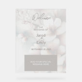 Weddenschap Welkom Acryl Bord (Voorkant)