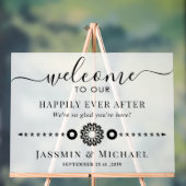 Weddenschap Welkom Acryl Bord (Neutraal)