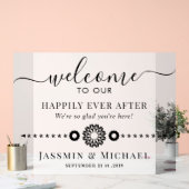 Weddenschap Welkom Acryl Bord (Huwelijk)