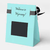 Weddenschap Welkom bij Wyoming Favor Box w/ State Bedankdoosjes (Achterkant)