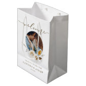 Weddenschap Welkom Dank je cadeau Medium Cadeauzakje (Voorkant Gekanteld)