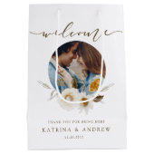 Weddenschap Welkom Dank je cadeau Medium Cadeauzakje (Achterkant)