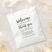Weddenschap Welkom Dank je hotel Aangepaste avor B Bedankzakje (Geknipt)