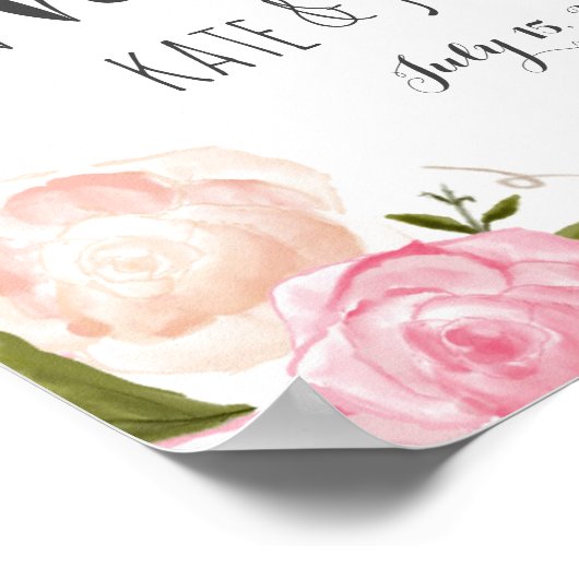 Weddenschap, welkom, douche, poster, banner poster (Hoek)