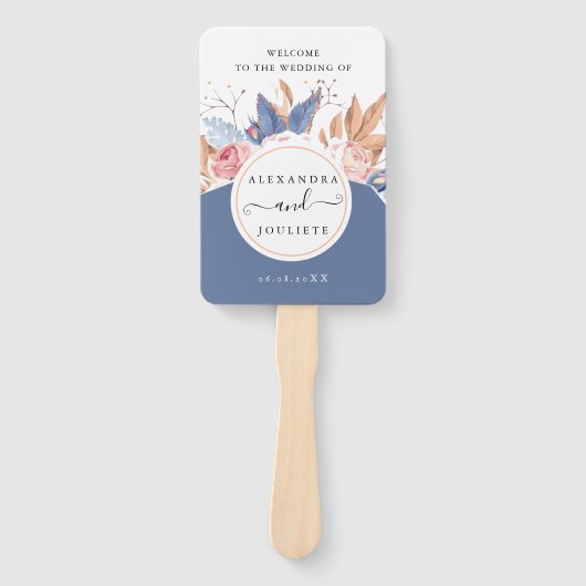 Weddenschap Welkom Handwaaier (Voorkant)