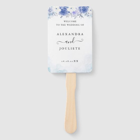 Weddenschap Welkom Handwaaier (Voorkant)