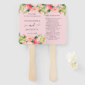 Weddenschap Welkom Handwaaier (Voorkant en achterkant)