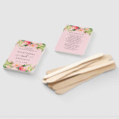 Weddenschap Welkom Handwaaier (Niet-gemonteerd)