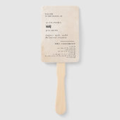 Weddenschap Welkom Handwaaier (Voorkant)