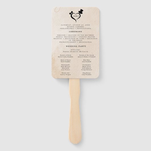 Weddenschap Welkom Handwaaier (Achterkant)