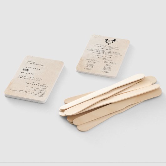 Weddenschap Welkom Handwaaier (Niet-gemonteerd)