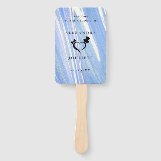 Weddenschap Welkom Handwaaier (Voorkant)