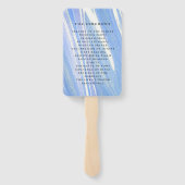 Weddenschap Welkom Handwaaier (Achterkant)