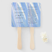 Weddenschap Welkom Handwaaier (Voorkant en achterkant)