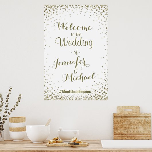 Weddenschap Welkom Poster (Keuken)