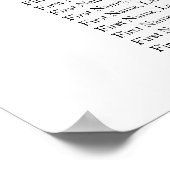 Weddenschap Welkomstbanner blauwe hydrangea Poster (Hoek)