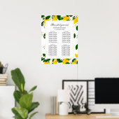 Weddenschap Welkomstbanner Lemon geel Poster (Thuiskantoor)