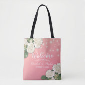 Weddenschap Welkomstcadeaus Hydrangeas String Ligh Tote Bag (Voorkant)