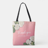 Weddenschap Welkomstcadeaus Hydrangeas String Ligh Tote Bag (Achterkant)