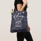 Weddenschap Welkomstcadeaus Mason Jars String Ligh Tote Bag (Dichtbij)