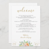 Weddenschap Welkomstpagina Feestdagenkaart (Voorkant / Achterkant)