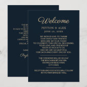 Weddenschap Welkomstreisboot Blue Tan (Voorkant / Achterkant)