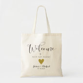Weddenschap Welkomsttas Bestemmingsgast Tote Bag (Voorkant)